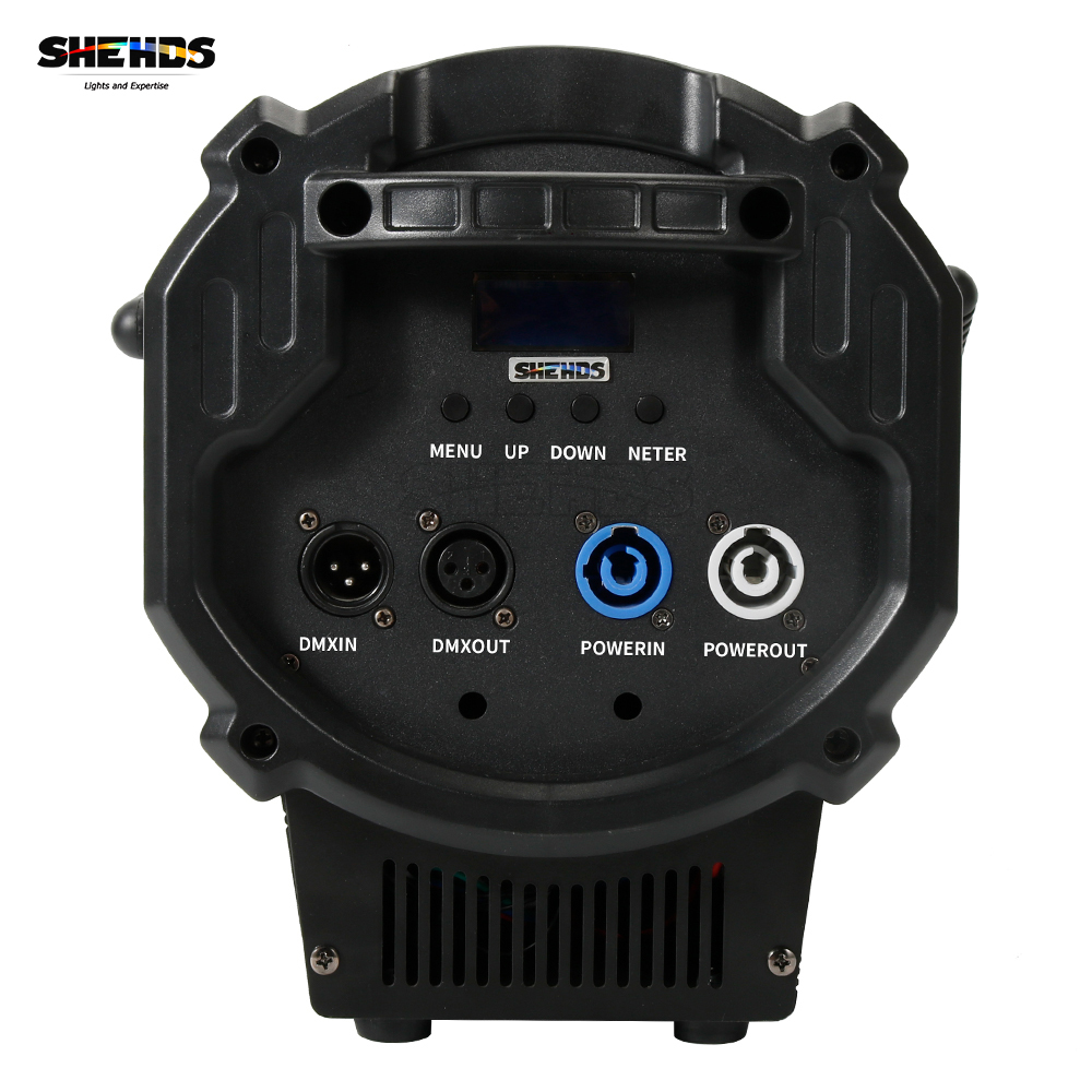 New Arrival Spotlight 250W  RGBW With Barndoor Pulse Strobe For DJ Club Wedding KTV Theater