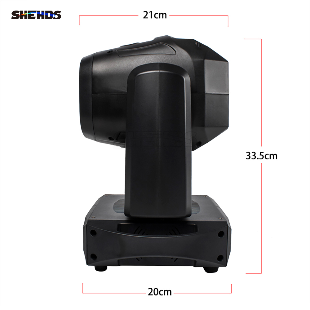 6 Prism LED Spotlight 100W  Gobo Light  With LCD Display Stage Effect Lighting DJ Disco Stage Moving Head Lights Stage DJ Lighting
