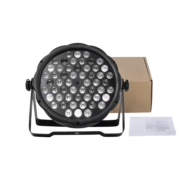 LED 54x3W RGBW LED Flat Par RGBW Color Mixing DJ Wash Light Stage Uplighting KTV Disco DJ DMX512