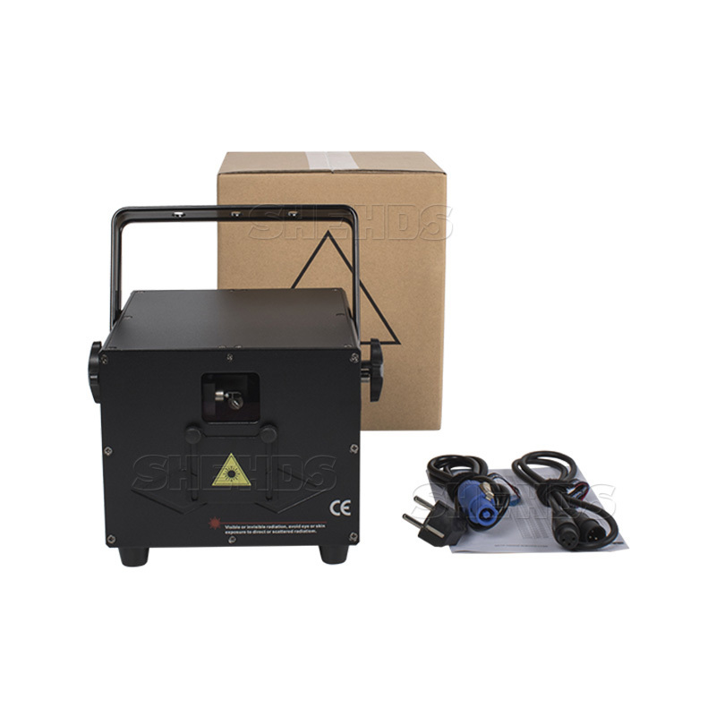 Full Color 3D Effect 3000MW RGB Laser Scanner Lights DJ Party Bar Projector Stage Lighting