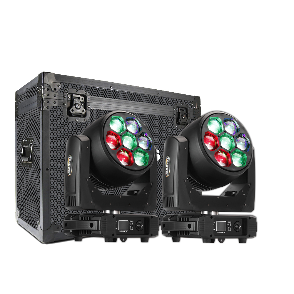 JMS WEBB New Arrival LED Beam& Wash Big Bee Eye 7x40w Moving Head For Night Club DJ Club Disco Stage