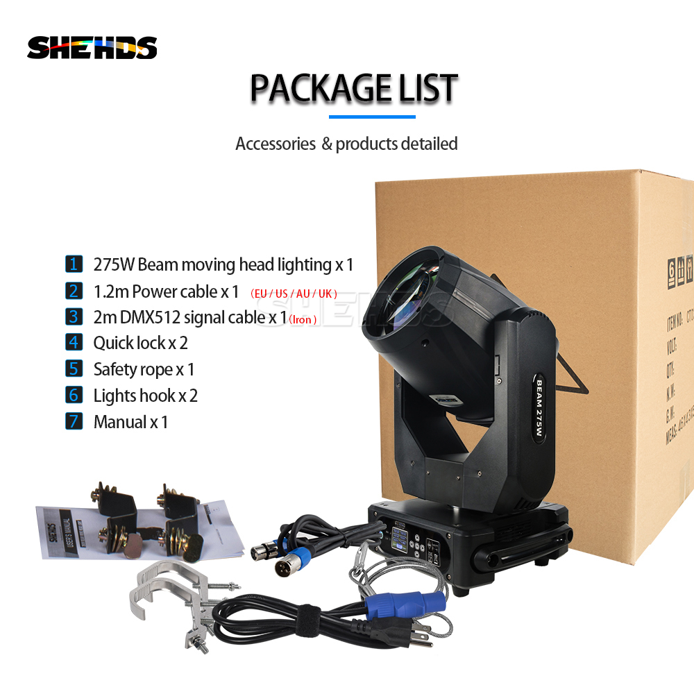 (Upgrade From 230W 7R) Beam 275W 10R Stage DJ Light Moving Head Lights Stage DJ Lighting
