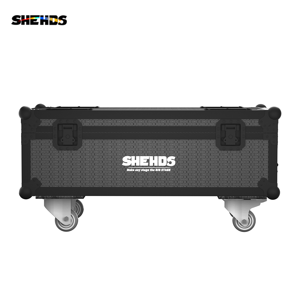 Rechargeable Flight Case For 6/8/10 pcs 6x18W 6in1 RGBAW+UV Wireless Remote Control Wifi Battery Lighting