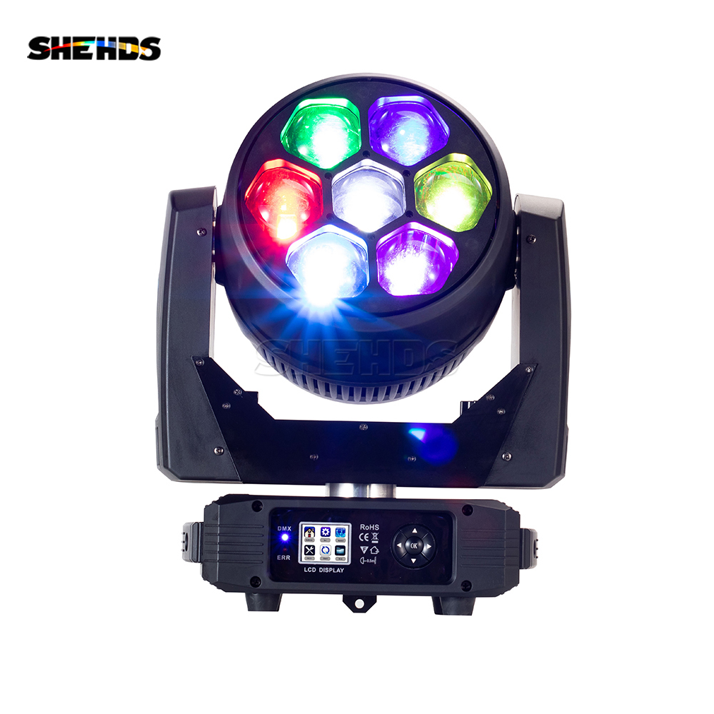 JMS WEBB New Arrival LED Beam& Wash Big Bee Eye 7x40w Moving Head For Night Club DJ Club Disco Stage SHEHDS