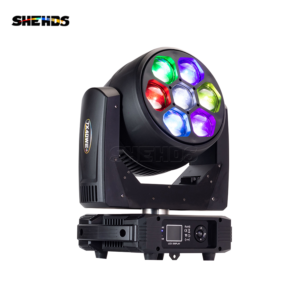 JMS WEBB New Arrival LED Beam& Wash Big Bee Eye 7x40w Moving Head For Night Club DJ Club Disco Stage