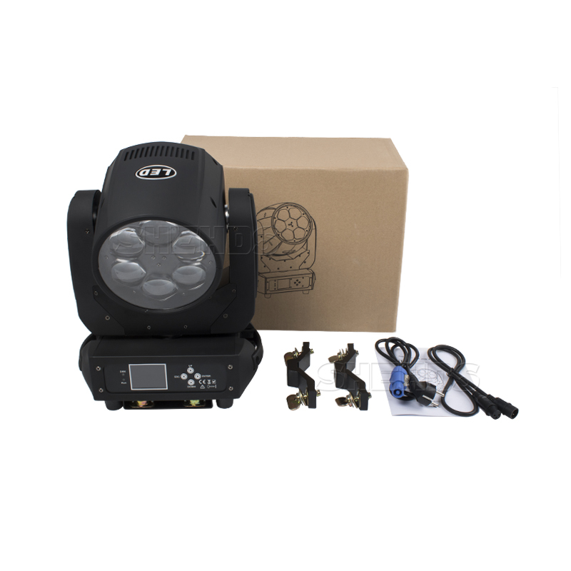 Led Beam Zoom Wash 6x40W RGBW 4in1 Bee Eye Moving Head Light Upgrade From Beam 230W DJ Disco Stage Moving Head Lights Stage DJ Lights