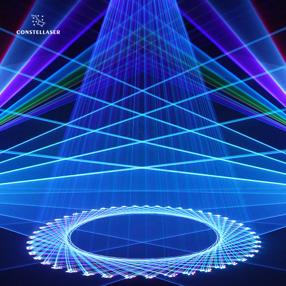 New Arrival 6W RGB Animation Laser Semiconductor Laser With DMX512 & ILDA & RJ45 Art Net Connector