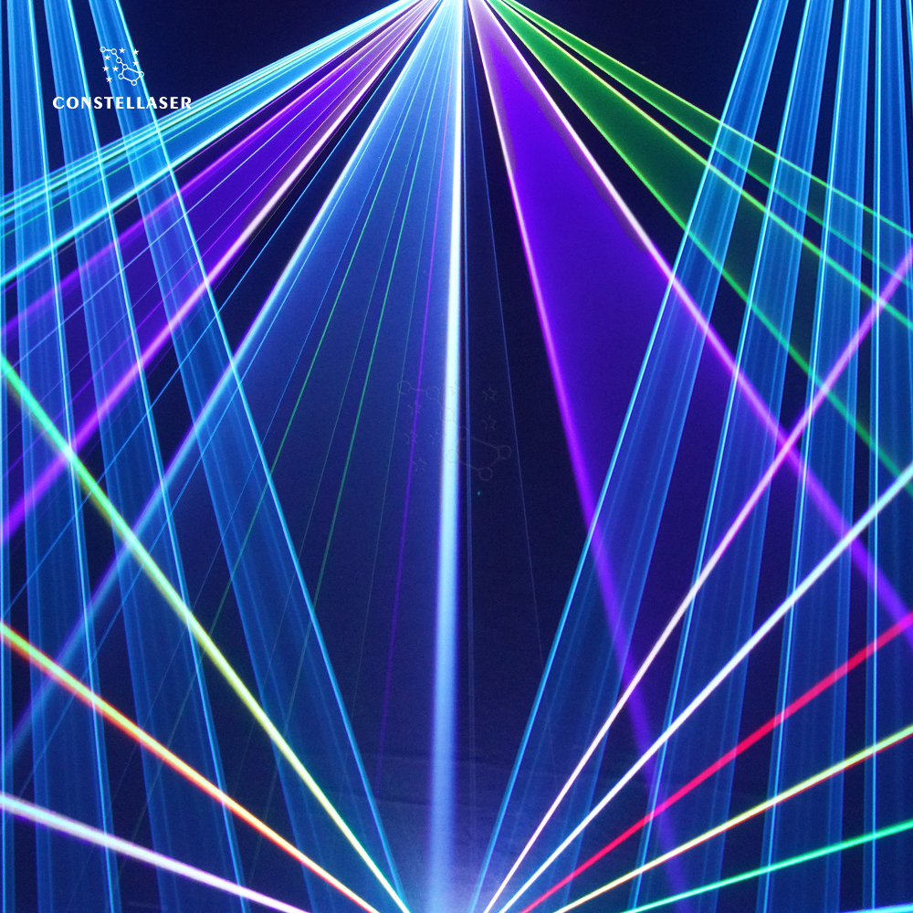 New Arrival 6W RGB Animation Laser Semiconductor Laser With DMX512 & ILDA & RJ45 Art Net Connector