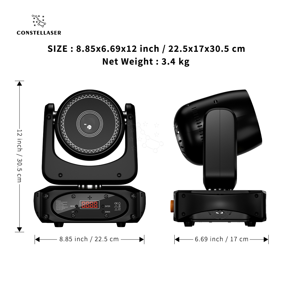 New Arrival 3W Moving Head Laser Light For Wedding DJ Club Theater Performance stage