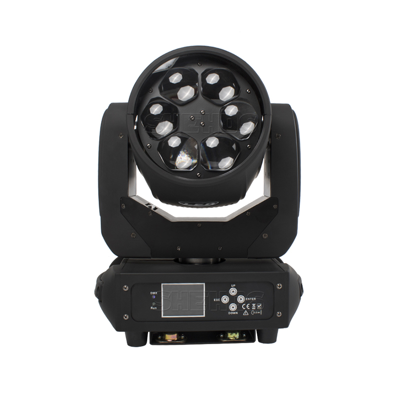 Led Beam Zoom Wash 6x40W RGBW 4in1 Bee Eye Moving Head Light Upgrade From Beam 230W for Church Theater