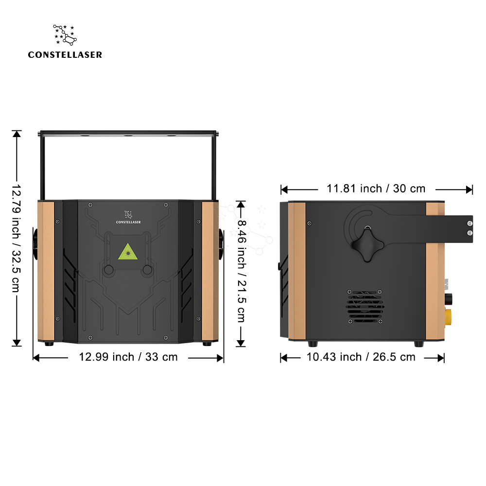 New Arrival 6W RGB Animation Laser Semiconductor Laser With DMX512 & ILDA & RJ45 Art Net Connector