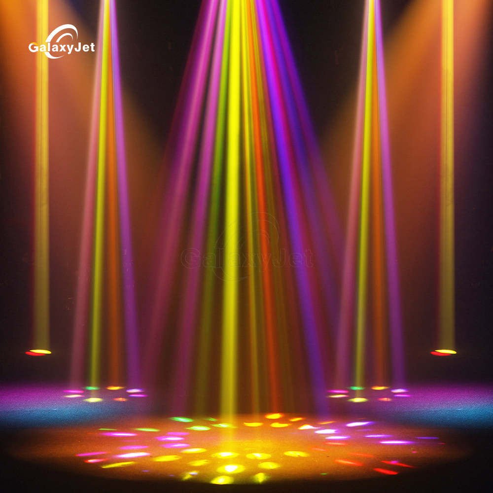 GalaxyJet Beam 380W 19R Moving Head Lighting with Ring Effect High Power and RDM Function Good For Concert LiveShow