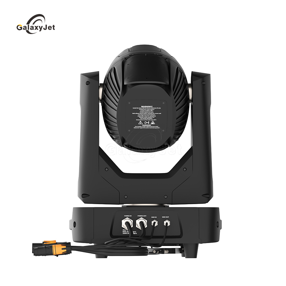 GalaxyJet Waterproof IP65 380W 19R Beam Moving Head Lighting with Ring Effect For Night sightseeing Radio theaters