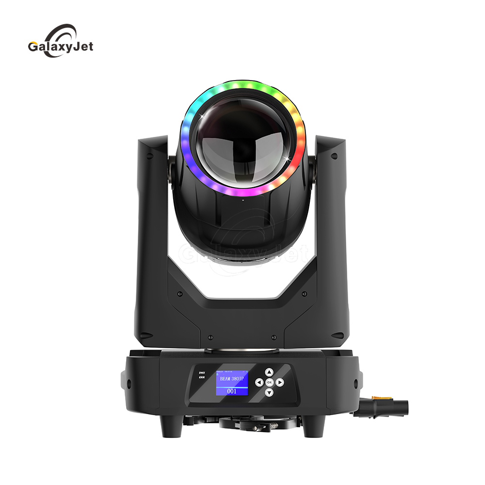 GalaxyJet Waterproof IP65 380W 19R Beam Moving Head Lighting with Ring Effect For Night sightseeing Radio theaters