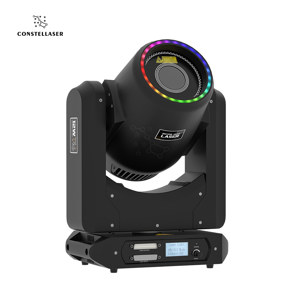 Constellaser 12W Moving Head Laser Light With Ring Effect For
