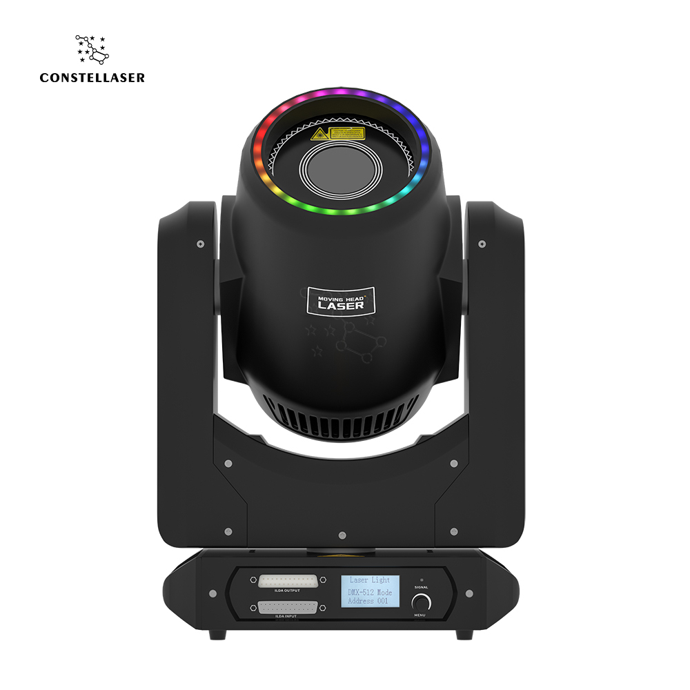 Constellaser 12W Moving Head Laser Light With Ring Effect For