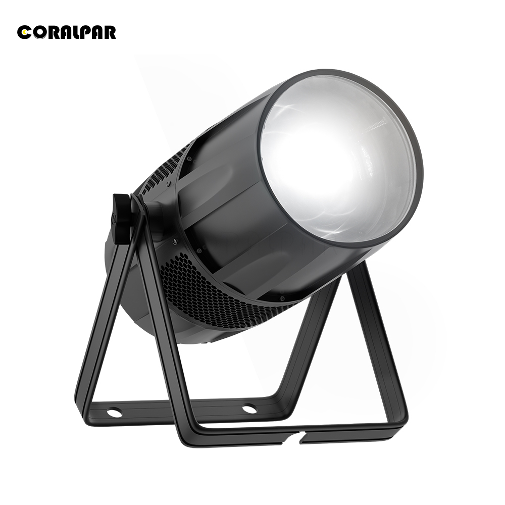 CORALPAR Waterproof LED Zoom&Wash Par 300W Cool&Warm White 2in1 Light（IP65) High Brightness for Church Theater Wedding Outdoor