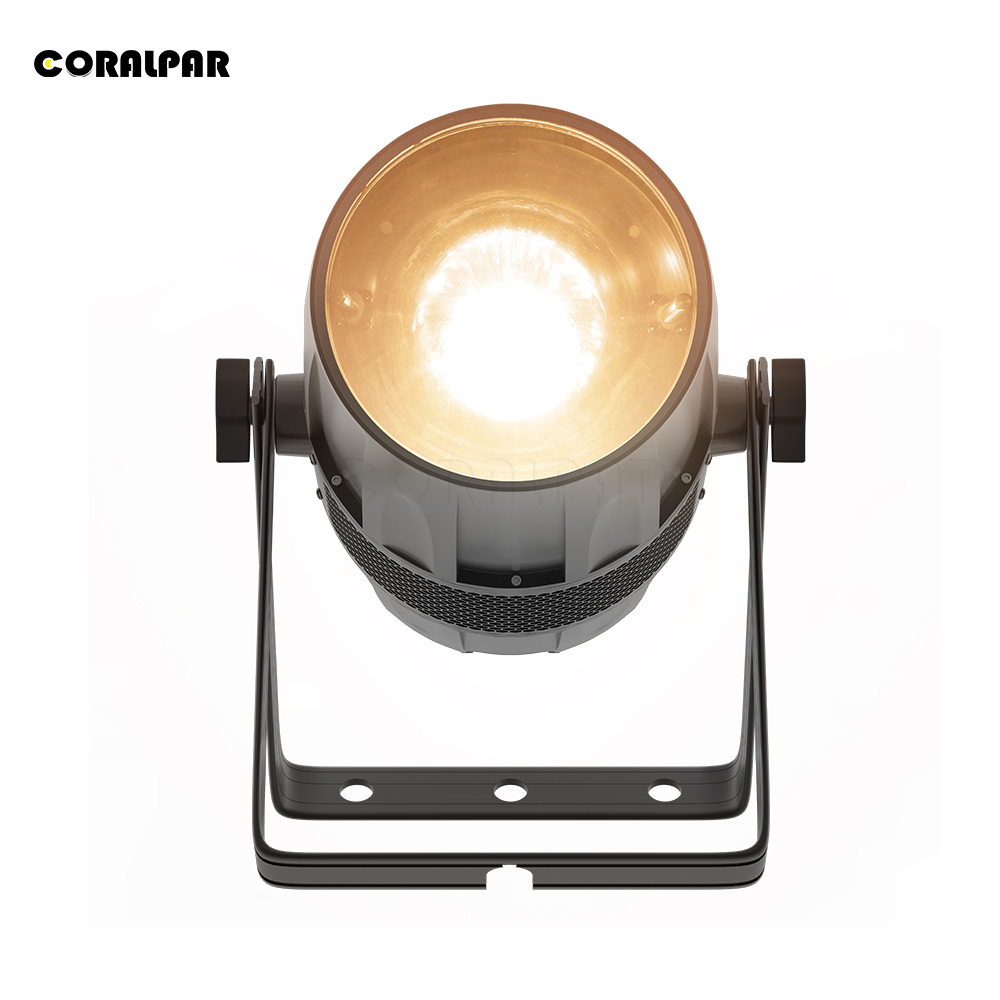CORALPAR Waterproof LED Zoom&Wash COB Par 300W Light （IP65） High Brightness for Church Theater Wedding Outdoor
