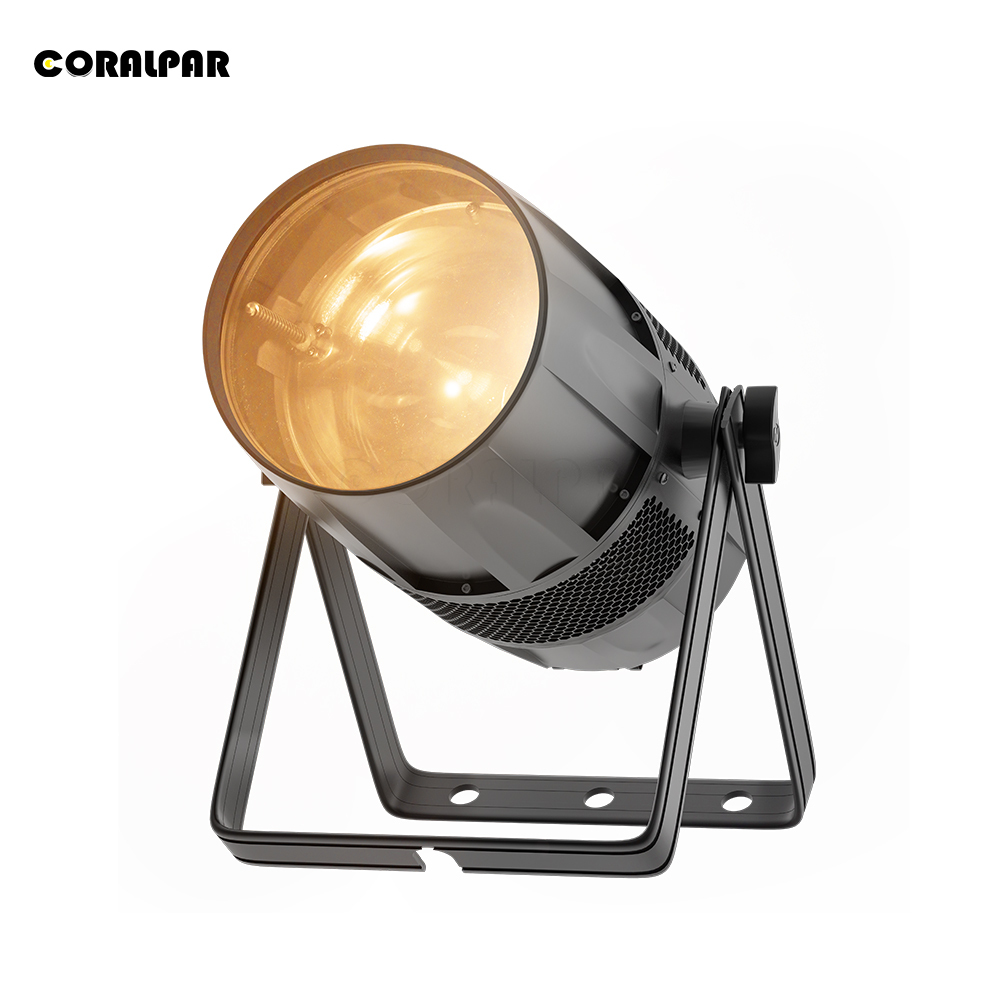 CORALPAR Waterproof LED Zoom&Wash Par 300W Cool&Warm White 2in1 Light（IP65) High Brightness for Church Theater Wedding Outdoor