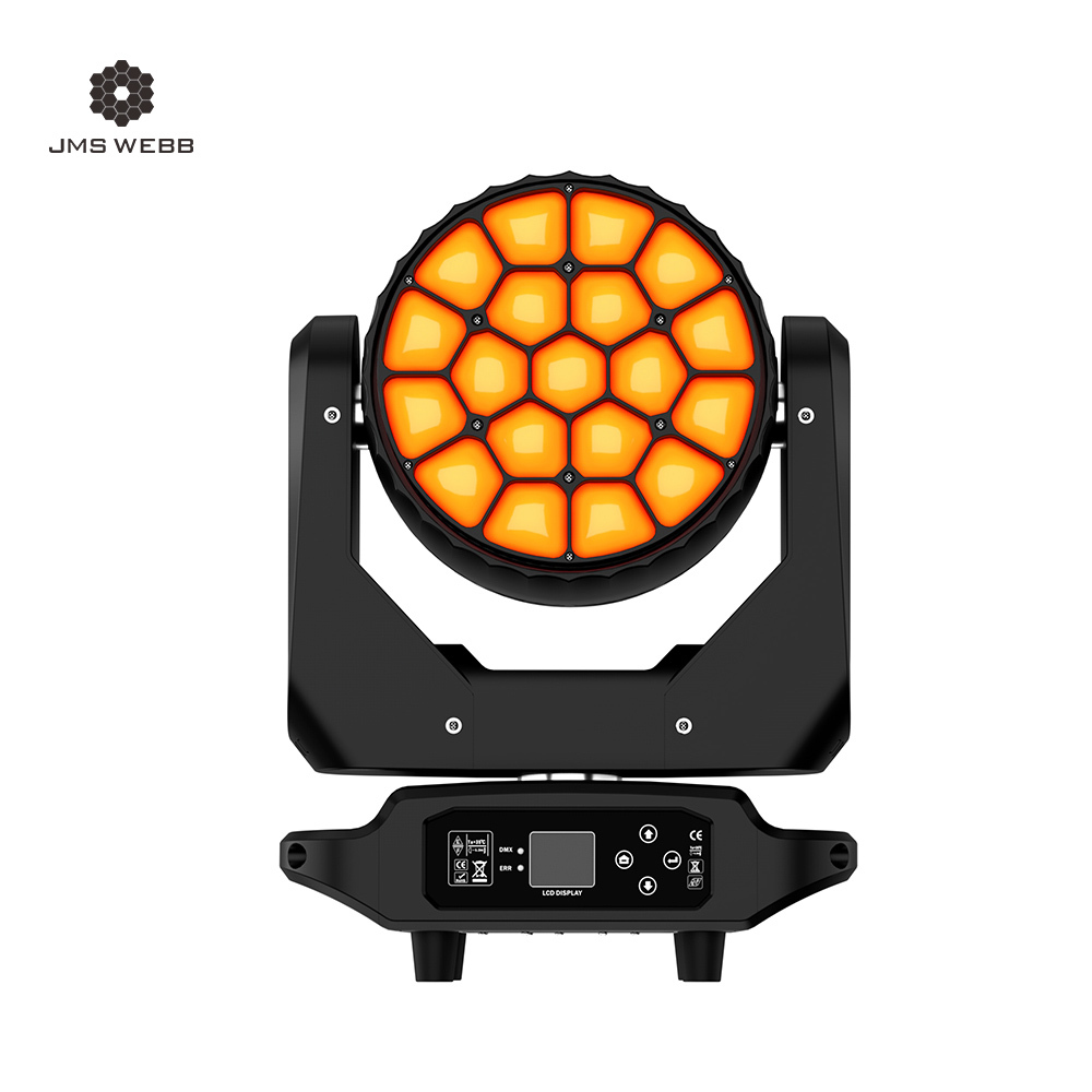JMS WEBB LED Wash Big Bee Eye 19X20W & 19X40W RGBW Moving Head Light for Night DJ Club & Performance Stage SHEHDS