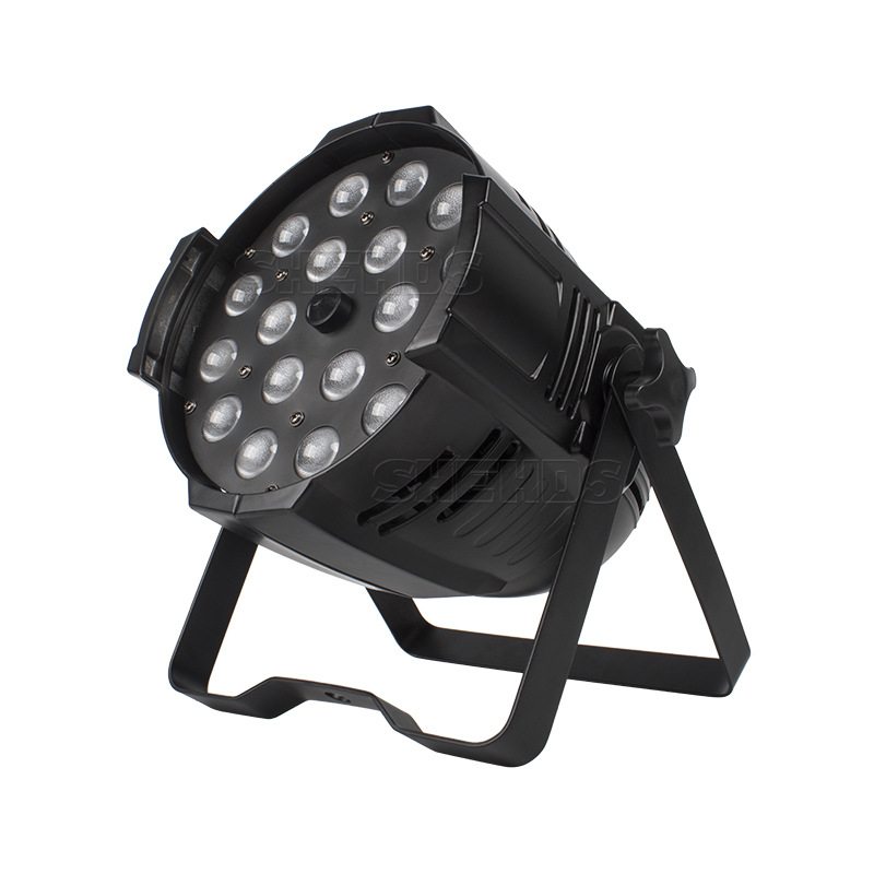 SHEHDS New Version Big Aluminum alloy LED Zoom&Wash Par 18x18W RGBWA UV 6in1 Light for Party Night Club
