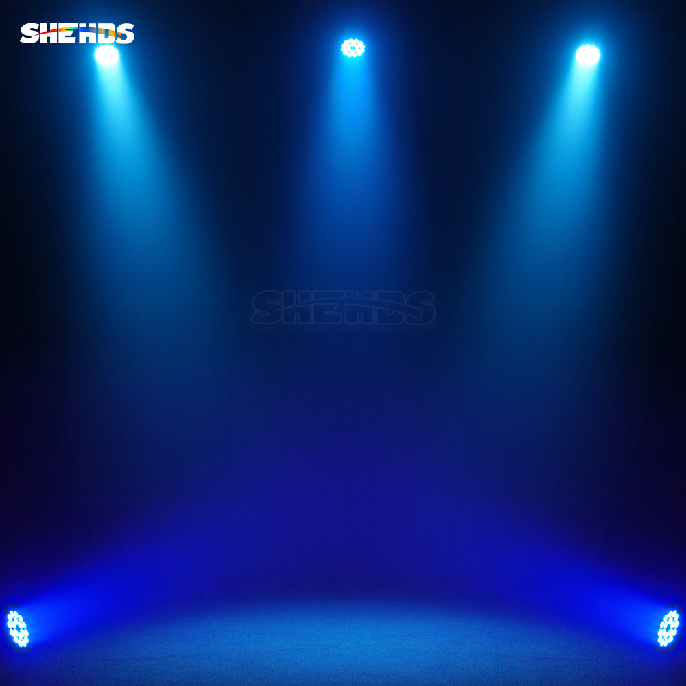 SHEHDS New Version Big Aluminum alloy LED 18x18W RGBWA UV 6in1 PAR Light For DJ Projector