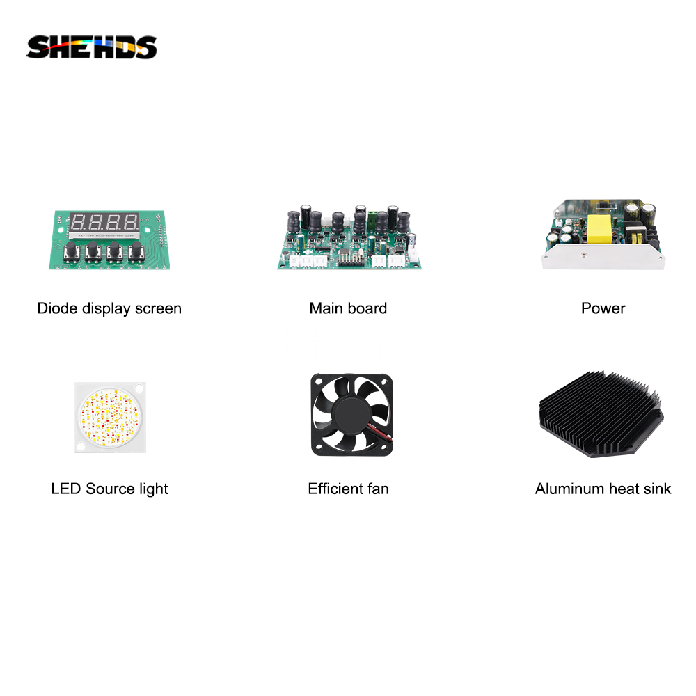LED 200W RGBACL 6in1 COB Light