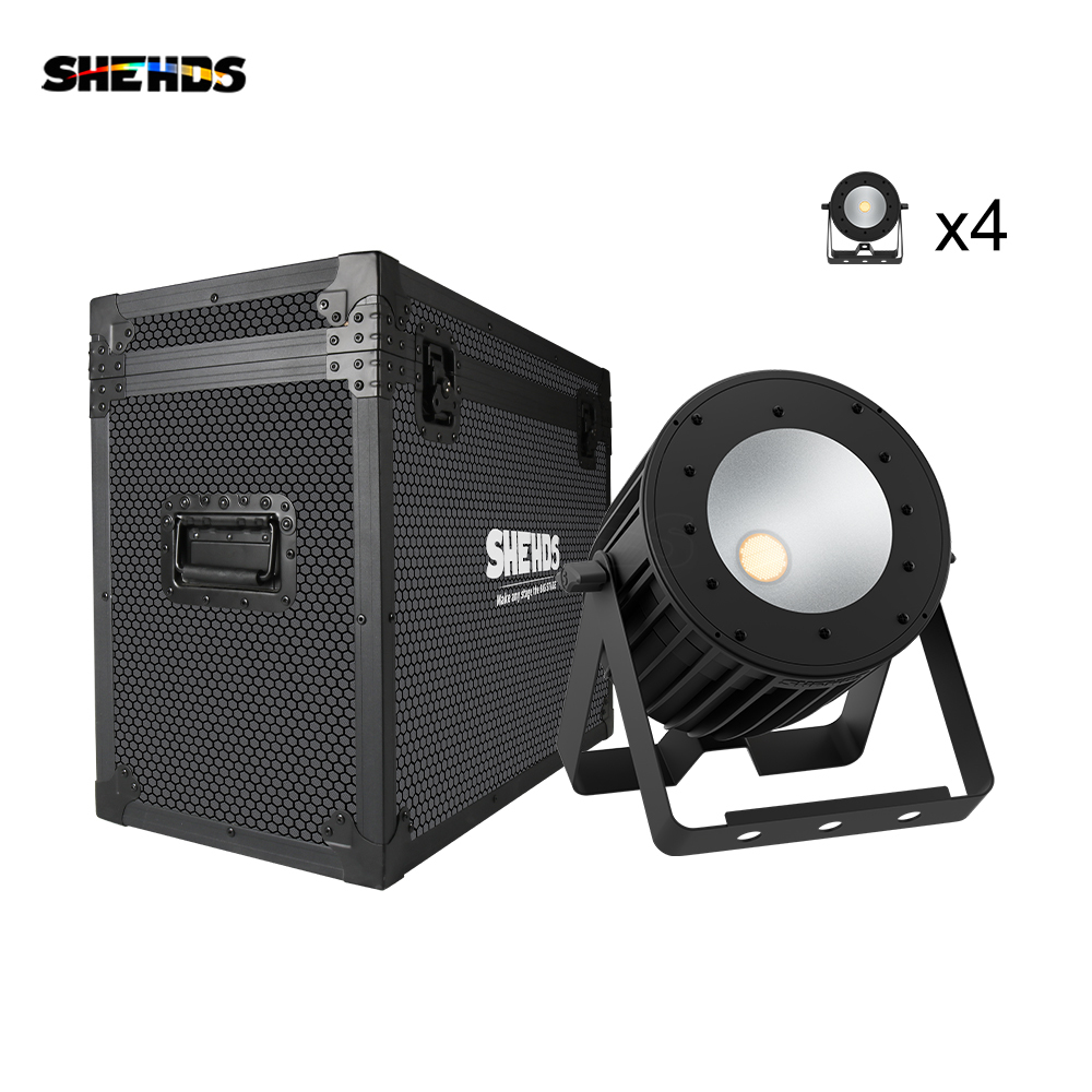 SHEHDS New Version Aluminum Alloy LED 200W Cool&Warm White 2in1 COB Light Performance Stage