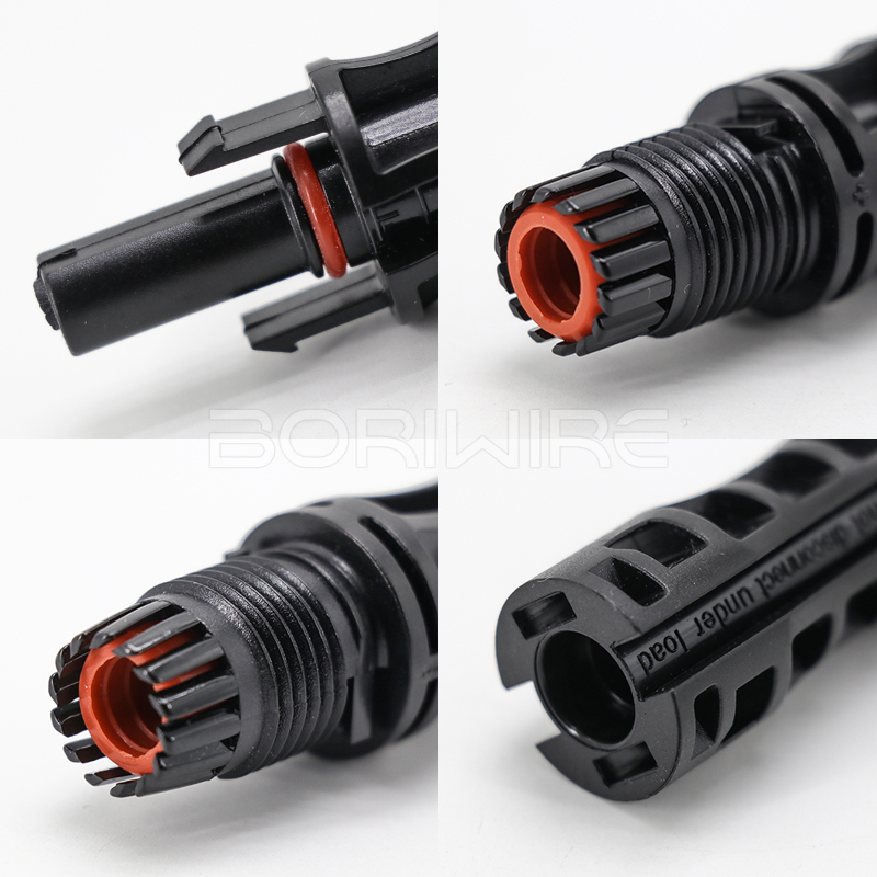 IP68 1500V 50A Solar Panel Photovoltaic System Cable Connector