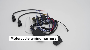 摩托车灯线束总成1-2频闪射灯开关与远程类型A-D