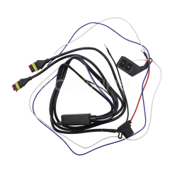 摩托车灯线束总成1-2频闪射灯开关与远程类型A-D