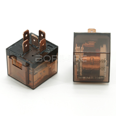 Car transparent relay 12V/24V80A/4-pin/5-pin single and double contact relay transparent waterproof relay with light