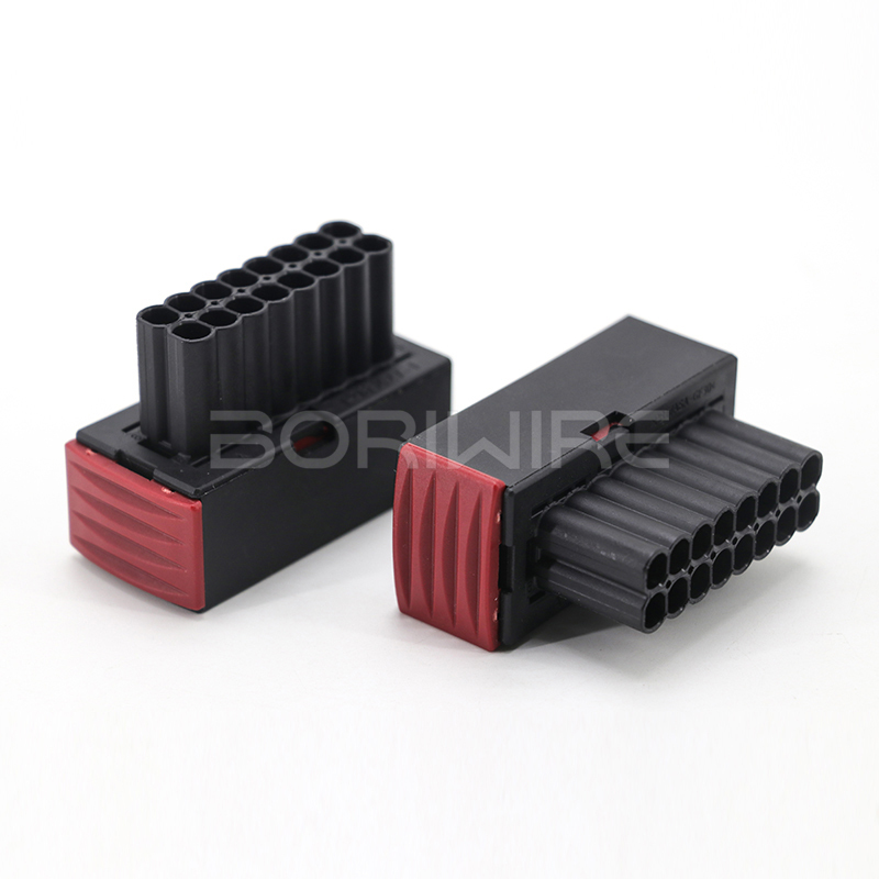 1-965427-1汽车防水连接器3.5公母连接器1-964449-1线束插头16孔