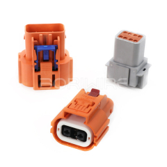 waterproof customized power connector Male/Female base 8 holes
