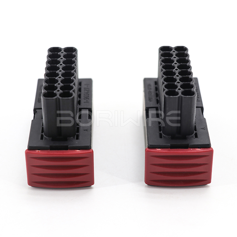 1-965427-1汽车防水连接器3.5公母连接器1-964449-1线束插头16孔