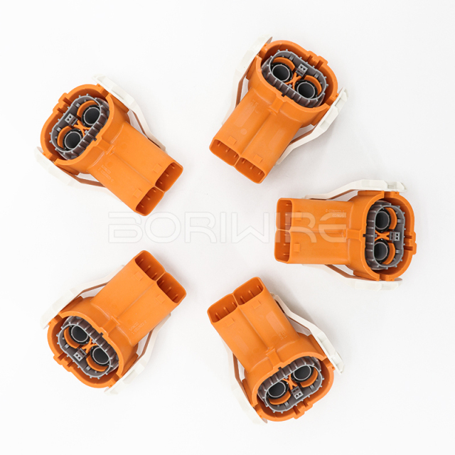New Energy Vehicle High-voltage 8mm 2P Female Water-proof Connector Plug 2-2310922-1