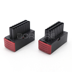 1-965427-1汽车防水连接器3.5公母连接器1-964449-1线束插头16孔