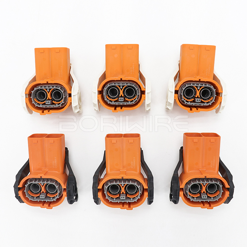 New Energy Vehicle High-voltage 8mm 2P Female Water-proof Connector Plug 2-2310922-1