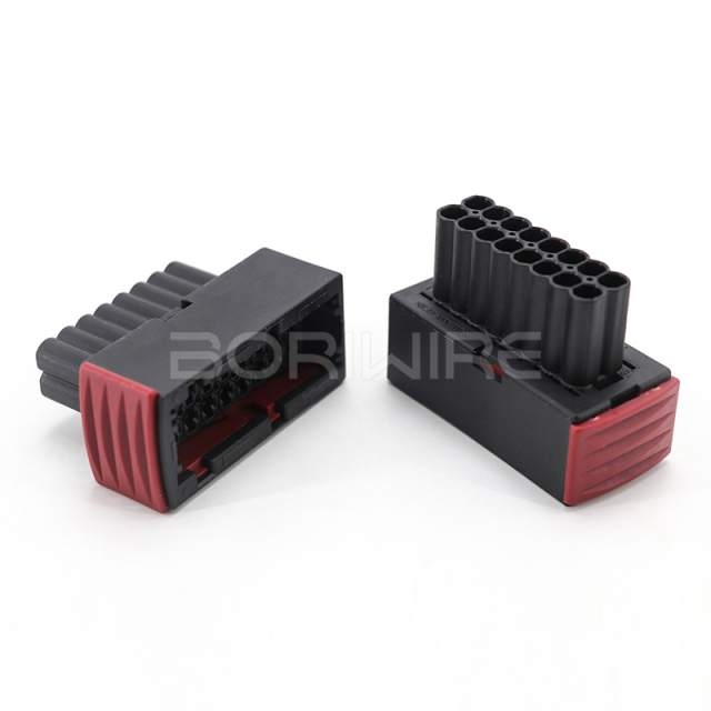 1-965427-1汽车防水连接器3.5公母连接器1-964449-1线束插头16孔