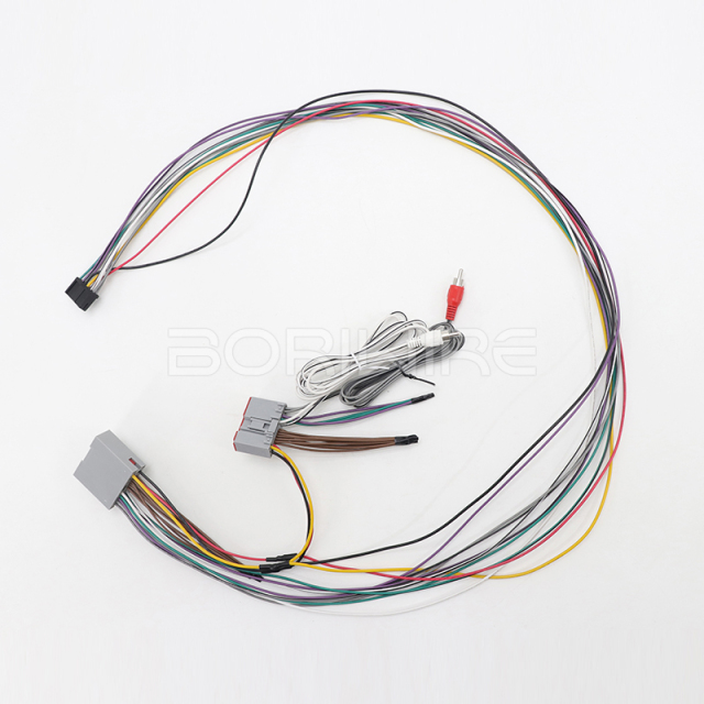 Customized Automotive Car 24 PIN Connector Speak Power Cable Assembly with CD Socket