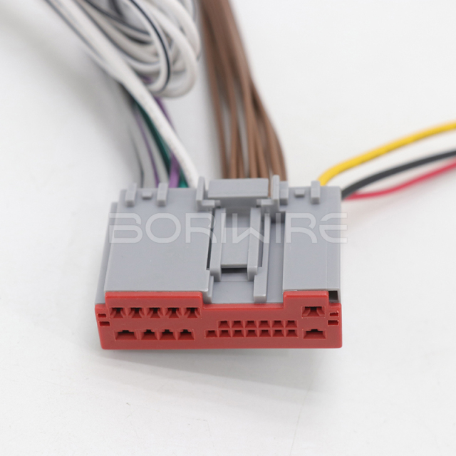 Customized Automotive Car 24 PIN Connector Speak Power Cable Assembly with CD Socket
