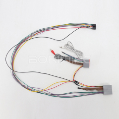 Customized Automotive Car 24 PIN Connector Speak Power Cable Assembly with CD Socket