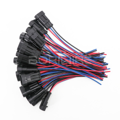Automotive Waterproof 1P Wiring Harness Length 15CM 282103-1 282079-2 Connector