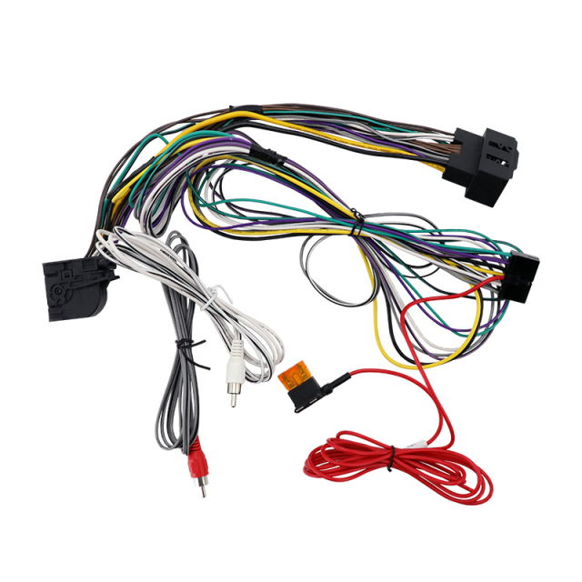 Custom Harness Cable Assemblies Car Stereo Harness with 3A Fuse for Ford Multimedia Control Harnesses