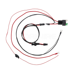 Automotive Customized 30A 12V Relay Wiring Harness with Fuse Electrical Cable Assembly
