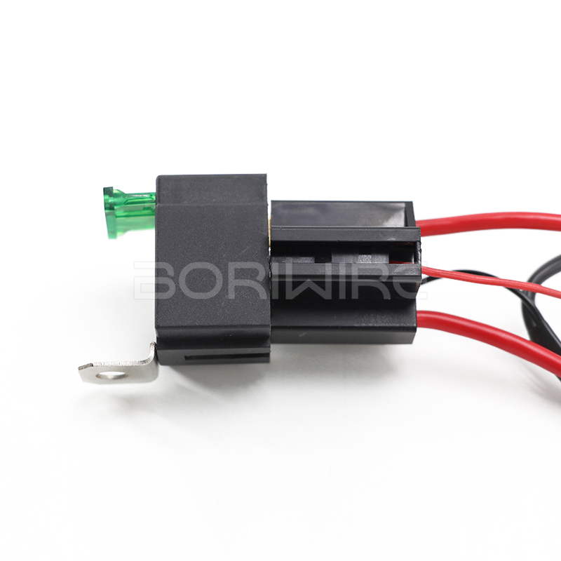 汽车定制 30A 12V 继电器线束（带保险丝）电缆组件