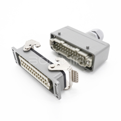 重载连接器6芯16A矩形防水连接器航空插头HDC-HE-010-2PG16