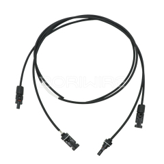 线束制造工厂定制1500V 30A公、母连接器线束，用于太阳能光伏板配件