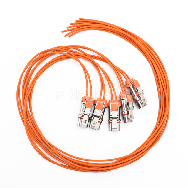 New Energy Vehicle Customized Wiring Harness with 3.6MM 35A 2-Core Metal Connector