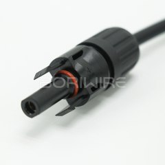 线束制造工厂定制1500V 30A公、母连接器线束，用于太阳能光伏板配件